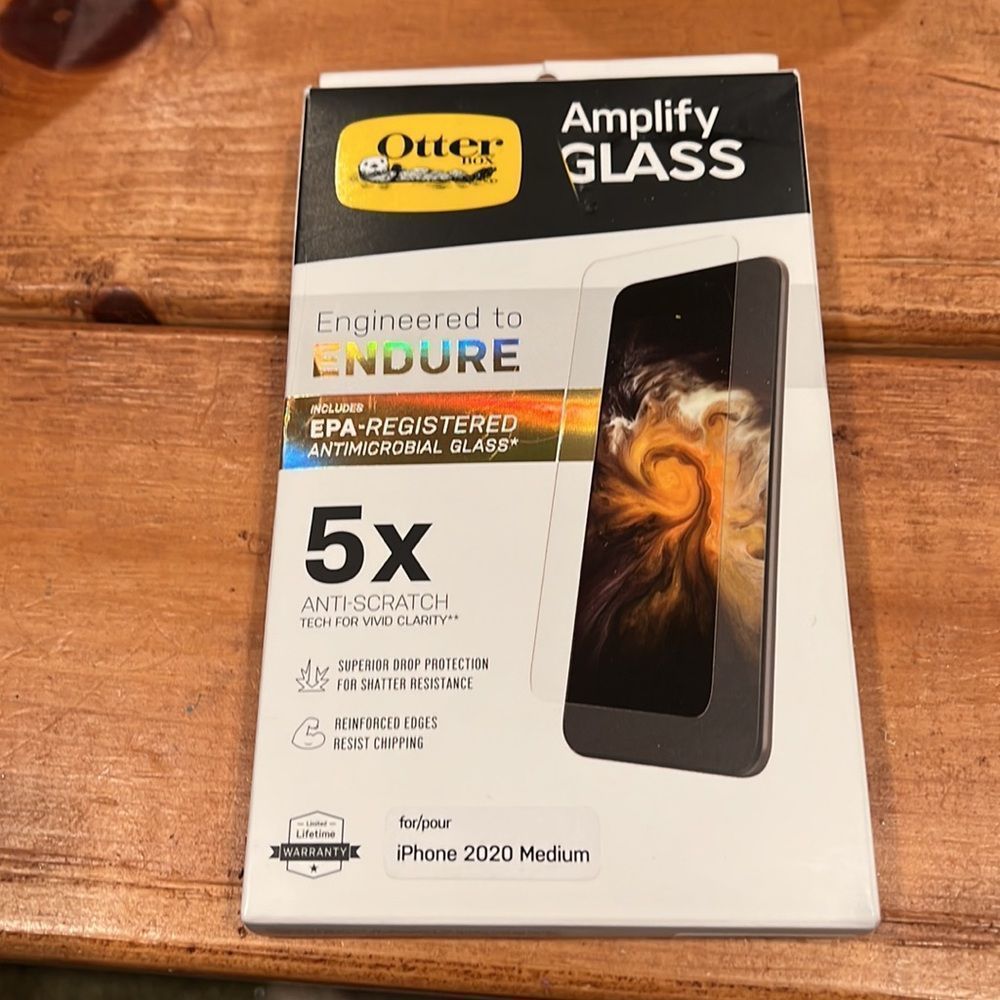 Otterbox Amplify Antimicrobial Glass Screen Protector for Apple IPhone 2020